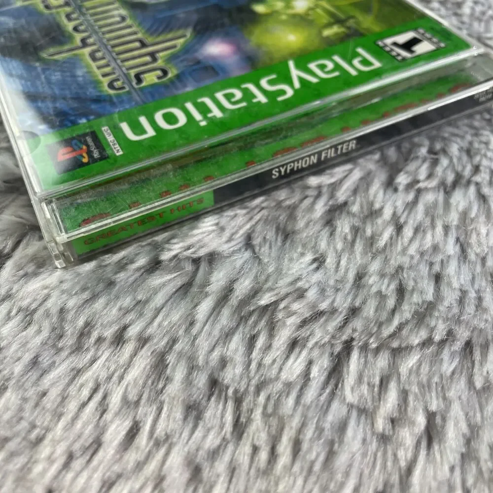 Syphon Filter (Sony PlayStation 1, 1999) PS1 Greatest Hits Disc Case Manual